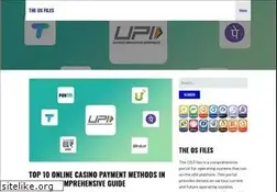 Sites similar to theosfiles.com