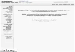 Sites similar to theosociety.org