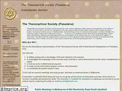 Sites similar to theosophydownunder.org