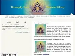 Sites similar to theosophytrust.org