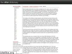 Sites similar to theotherdictionary.info