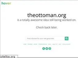 Sites similar to theottoman.org