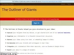 Sites similar to theoutlinerofgiants.com