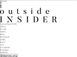 Sites similar to theoutsideinsider.com