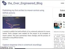 Sites similar to theoverengineered.blog