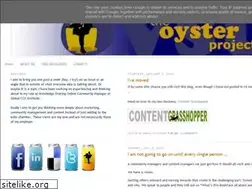 Sites similar to theoysterproject.blogspot.com