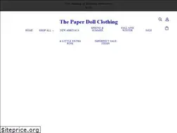 Sites similar to thepaperdollclothing.com