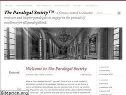 Sites similar to theparalegalsociety.wordpress.com