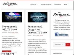 Sites similar to theparanormal.net