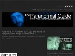 Sites similar to theparanormalguide.com