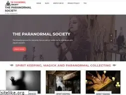 Sites similar to theparanormalsociety.org