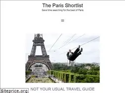 Sites similar to theparisshortlist.com