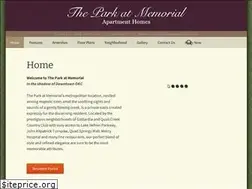 Sites similar to theparkatmemorial.net