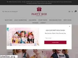 Sites similar to thepartyboxcompany.co.nz