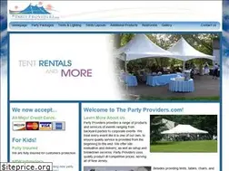 Sites similar to thepartyproviders.com