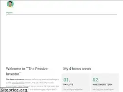 Sites similar to thepassiveinvestor.io