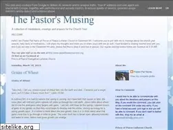 Sites similar to thepastorsmusing.blogspot.com