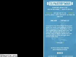 Sites similar to thepastrywar.com