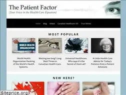 Sites similar to thepatientfactor.com