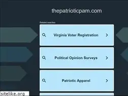 Sites similar to thepatrioticpam.com