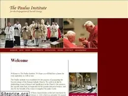Sites similar to thepaulusinstitute.org