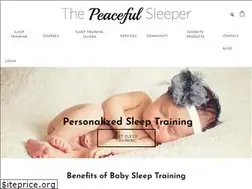 Sites similar to thepeacefulsleeper.com