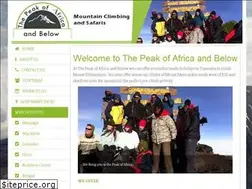 Sites similar to thepeakofafrica.com