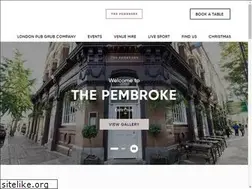 Sites similar to thepembrokesw5.co.uk