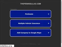 Sites similar to thepeninsulas.com