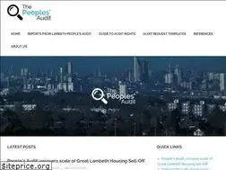 Sites similar to thepeoplesaudit.info
