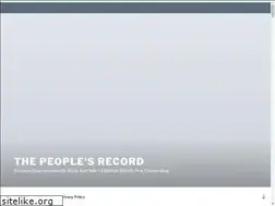 Sites similar to thepeoplesrecord.com