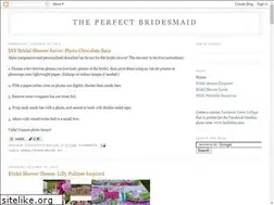 Sites similar to theperfectbridesmaid.blogspot.com