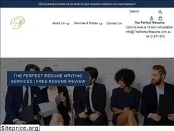 Sites similar to theperfectresume.com.au