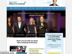 Sites similar to theperfectvoice.com