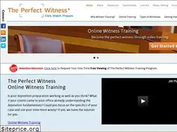 Sites similar to theperfectwitness.com