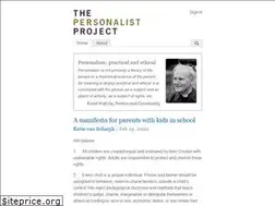 Sites similar to thepersonalistproject.org