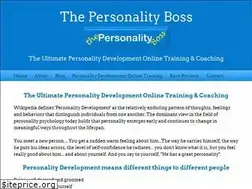 Sites similar to thepersonalityboss.com