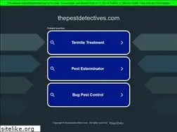 Sites similar to thepestdetectives.com