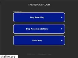 Sites similar to thepetcamp.com