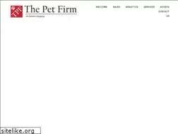 Sites similar to thepetfirm.com
