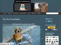 Sites similar to thepetfoodbank.com