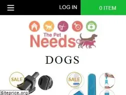 Sites similar to thepetneeds.com