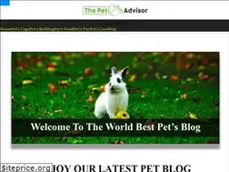 Sites similar to thepetsadvisors.com