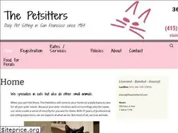 Sites similar to thepetsitterssf.com