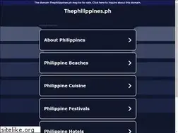Sites similar to thephilippines.ph