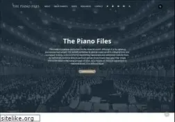 Sites similar to thepianofiles.com