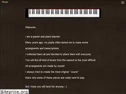 Sites similar to thepianopage.com