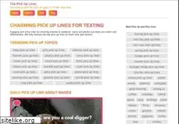 Sites similar to thepickuplines.net