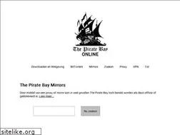 Sites similar to thepiratebayonline.nl