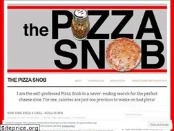 Sites similar to thepizzasnob.net